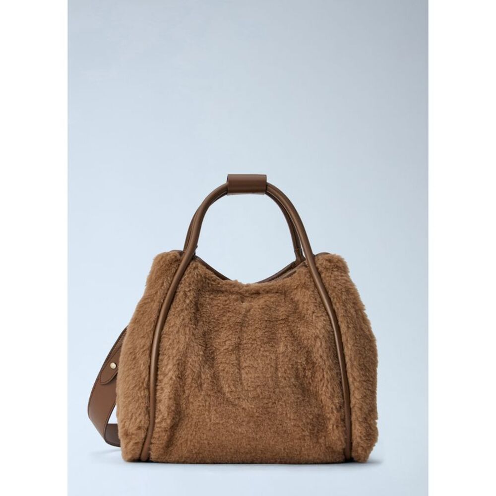 Max Mara Women Teddy Marine Small Handbag